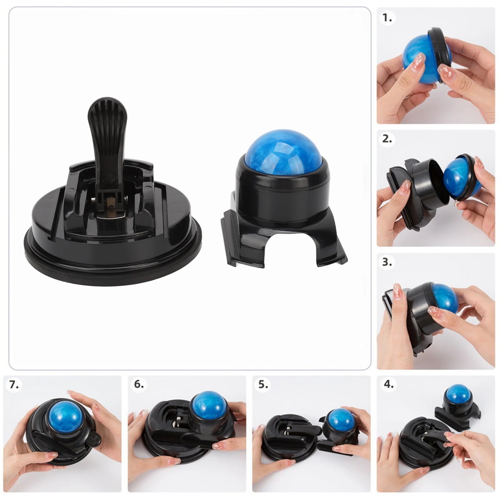 Zenage Wall Massage Roller Suction Cup